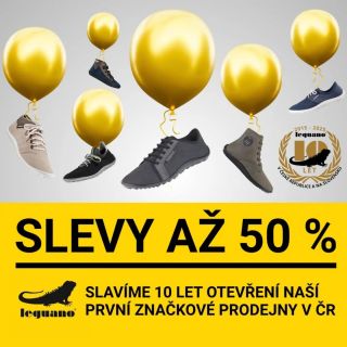 🏷️💥 Právě jsme spustili největší akci v dějinách leguano. Před deseti lety jsme v Praze 6 – Dejvicích otevřeli první...